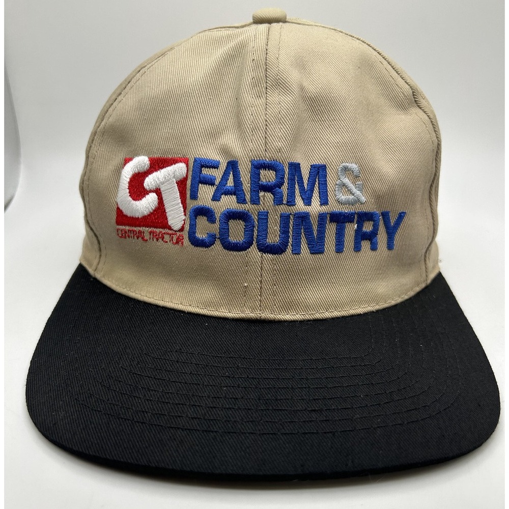 Central Tractor Farm & Country Snapback Adult Cap Baseball Hat Farmers Farming